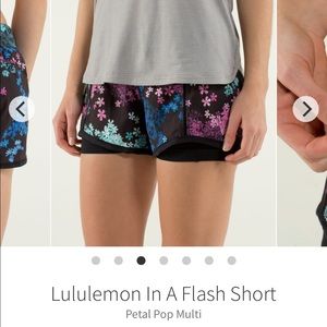 Lululemon In A Flash Shorts